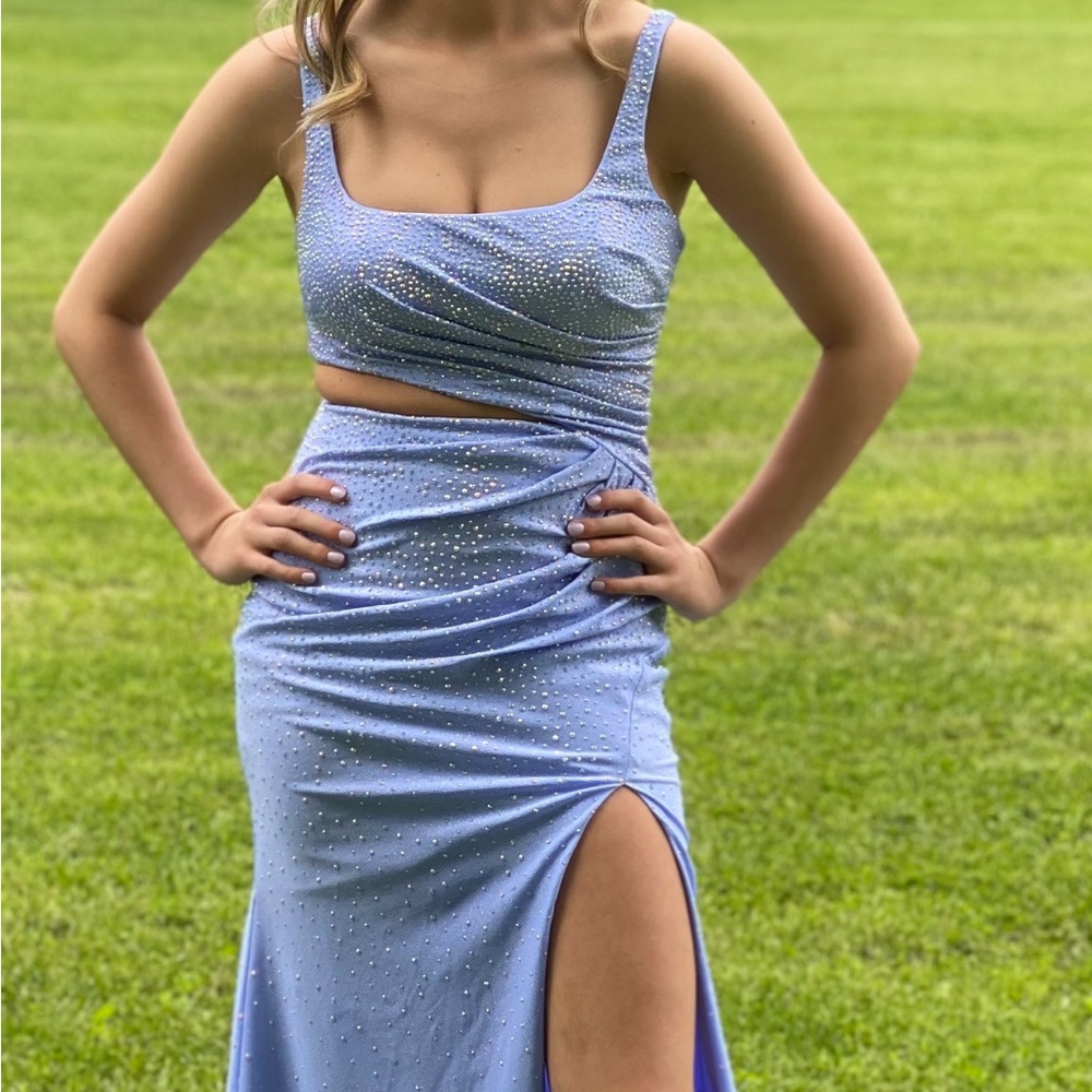Elegant Blue Women's Skirt